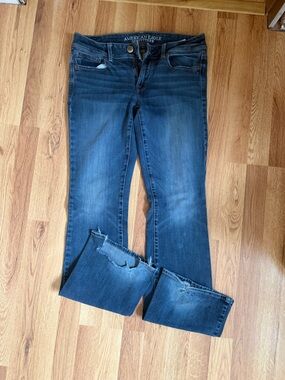 American Eagle Outfitters Dark Blue Flare Jeans
